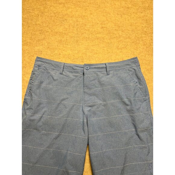 Hang Ten Blue Casual Men's Shorts Size 40" Waist 10.5" Inseam Summer Lightweight - Picture 3 of 11